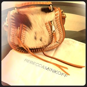 Rebecca Minkoff Haircalf Small Vanity Saddle